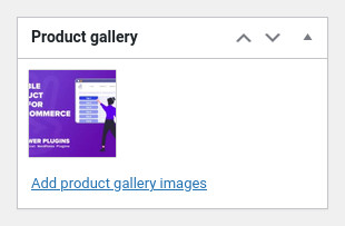 Edit a WooCommerce product gallery