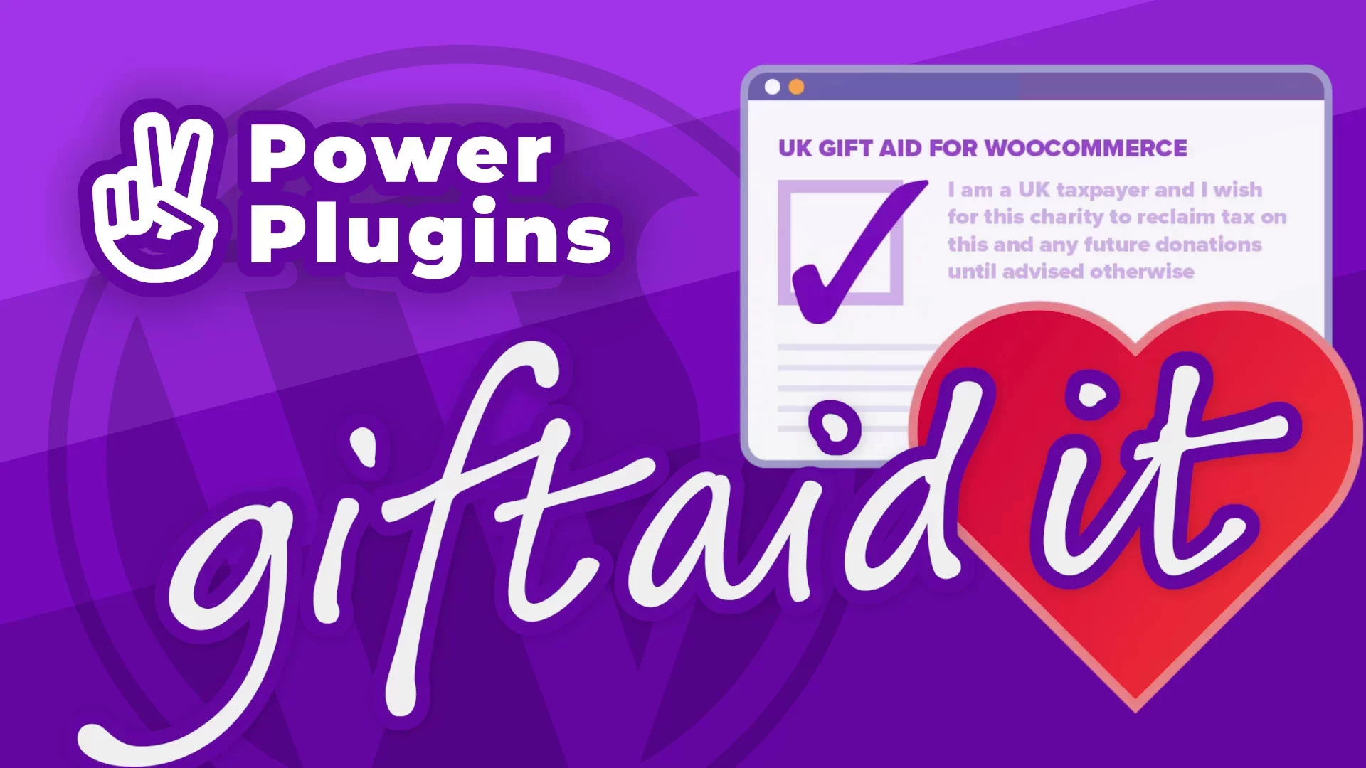 Gift Aid it plugin for WooCommerce