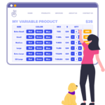 Variable Product Tables for WooCommerce