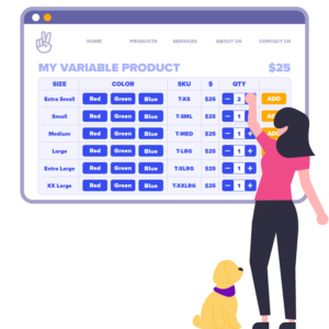 Variable Product Tables for WooCommerce
