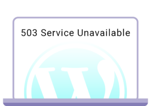 WordPress 503 Service Unavailable